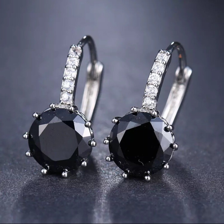 Black Onyx Drop Earrings